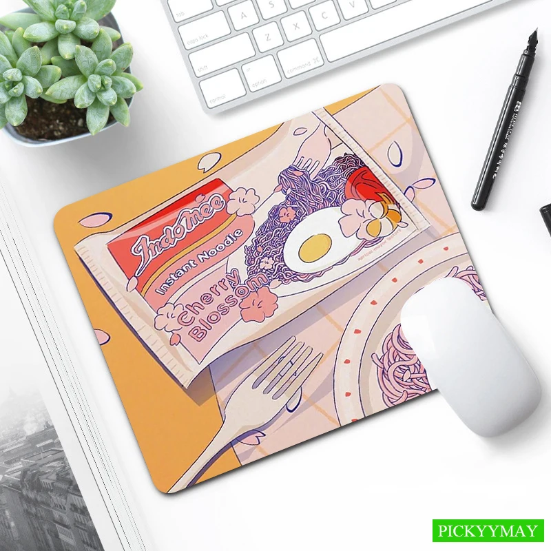 

Small Mousepad Cute Rubber Mouse Pad High Quality XS Desk Mat 18x22cm Design Mouse Mat Pink Little Desk Pad