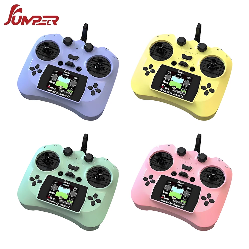 

Jumper Smart ELRS 2.4G 100mW 12CH Цветной экран Jumpertx Прошивка Пульт дистанционного управления Радиоконтроллер