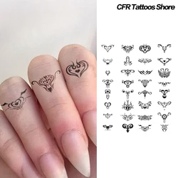 섹시한 Hotwife 트렌드 임시 문신 서큐버스 허브 주스 문신 스티커 손가락 배꼽 방수 가짜 문신 Tatouage Sexuele