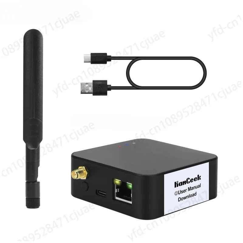 

Универсальный шлюз HamGeek HMG-01 Plus POE ZigBee, координатор ZigBee для модуля CC2652P7, черный/белый (дополнительный USB-кабель)