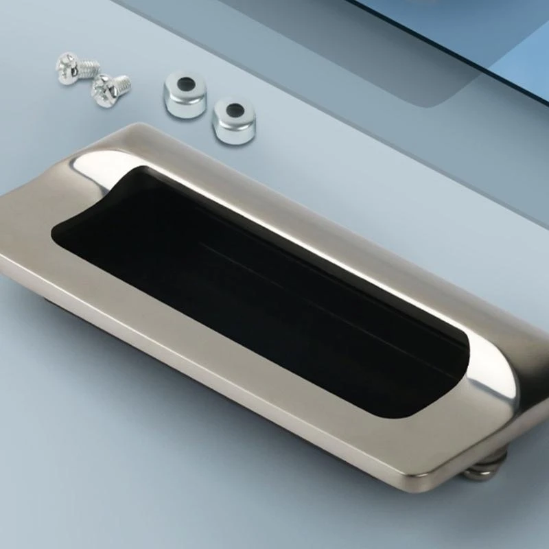 Stylish Cabinet Handles Invisible Pulls set Steel Integrated Pulls Concealed Handles for Simple Styles Furniture Look best sale