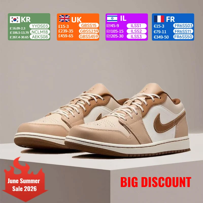 

Nike Air Jordan 1 Retro High-Top Sneakers Premium Comfort Casual Basketball Shoes HF5753-221