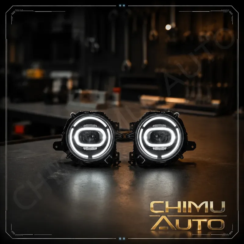 【CHIMU AUTO】LED Offroad Work Light for Jimny JB64 JB74 2018+ High Brightness Front Headlamp Assembly Retrofit Kit
