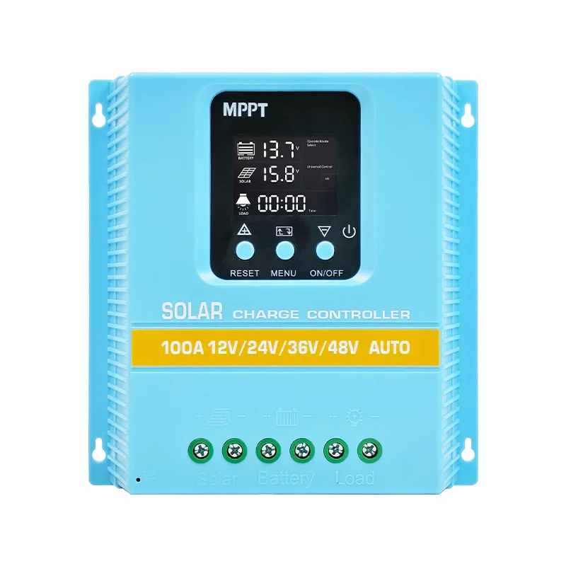 MPPT 60A 80A 100A Solar Charge Controller 12V 24V 36V 48V LCD Display Solar Panel Battery Intelligent Regulator