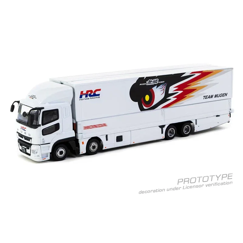 

Литой автомобиль Tarmac работает 1:64 Fuso Super Great Turck Коллекционная Миниатюрная игрушка TW