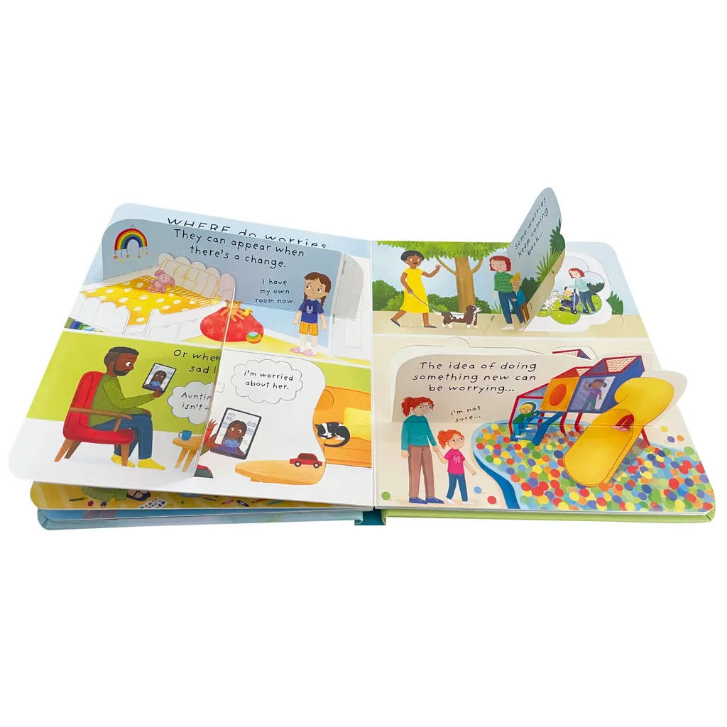 Usborne Pertanyaan dan Jawaban Pertama yang Sangat Penting Mengapa Seringkali Saya Tertegang? Buku Gambar Edukatif 3D untuk Anak-anak, Bacaan Sebelum Tidur