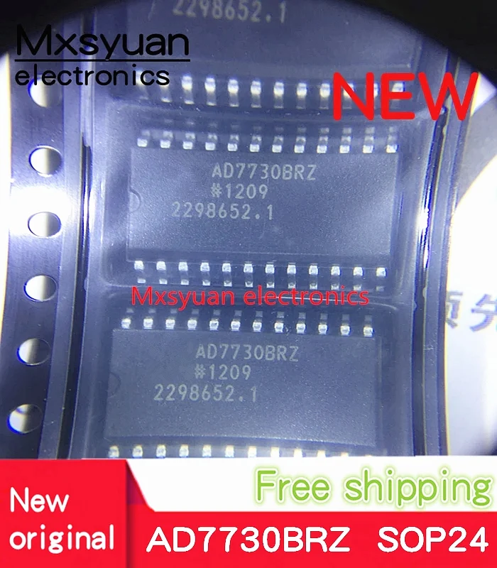 1pcsLOT 100% New AD7730BRZ AD7730BR AD7730 SOP24 A/D converter chip