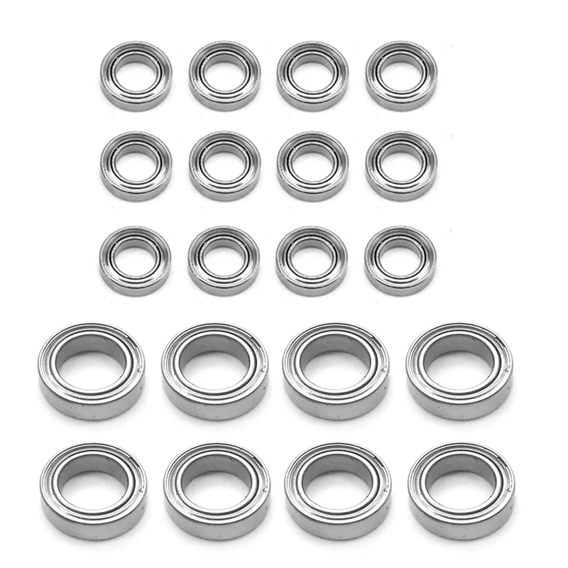 20Pcs Ball Bearing Set for Wltoys 144001 144002 124016 124017 124018 124019 RC Car Spare Parts Upgrade Accessories