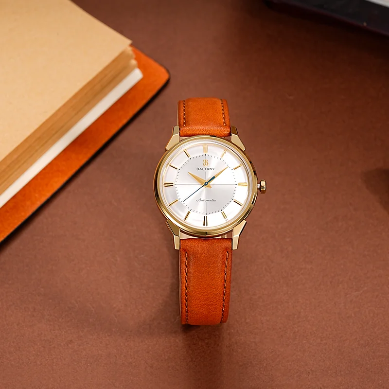 Baltany 36mm Vintage S4107 Constellation Homage 12-Sided Shape Dial Luxury Waterproof Automatic Men Business Dress Watch
