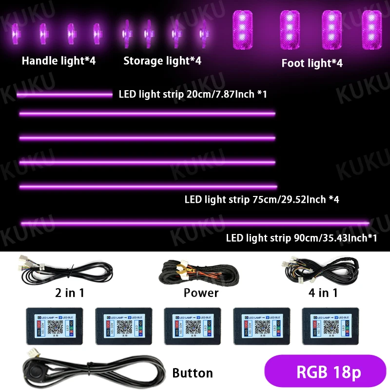 

For MAZDA CX-5 For 2013-2024 Music Sync Dynamic Atmosphere Light Strip Multi Color Car Acrylic Strip App Control Easy Install