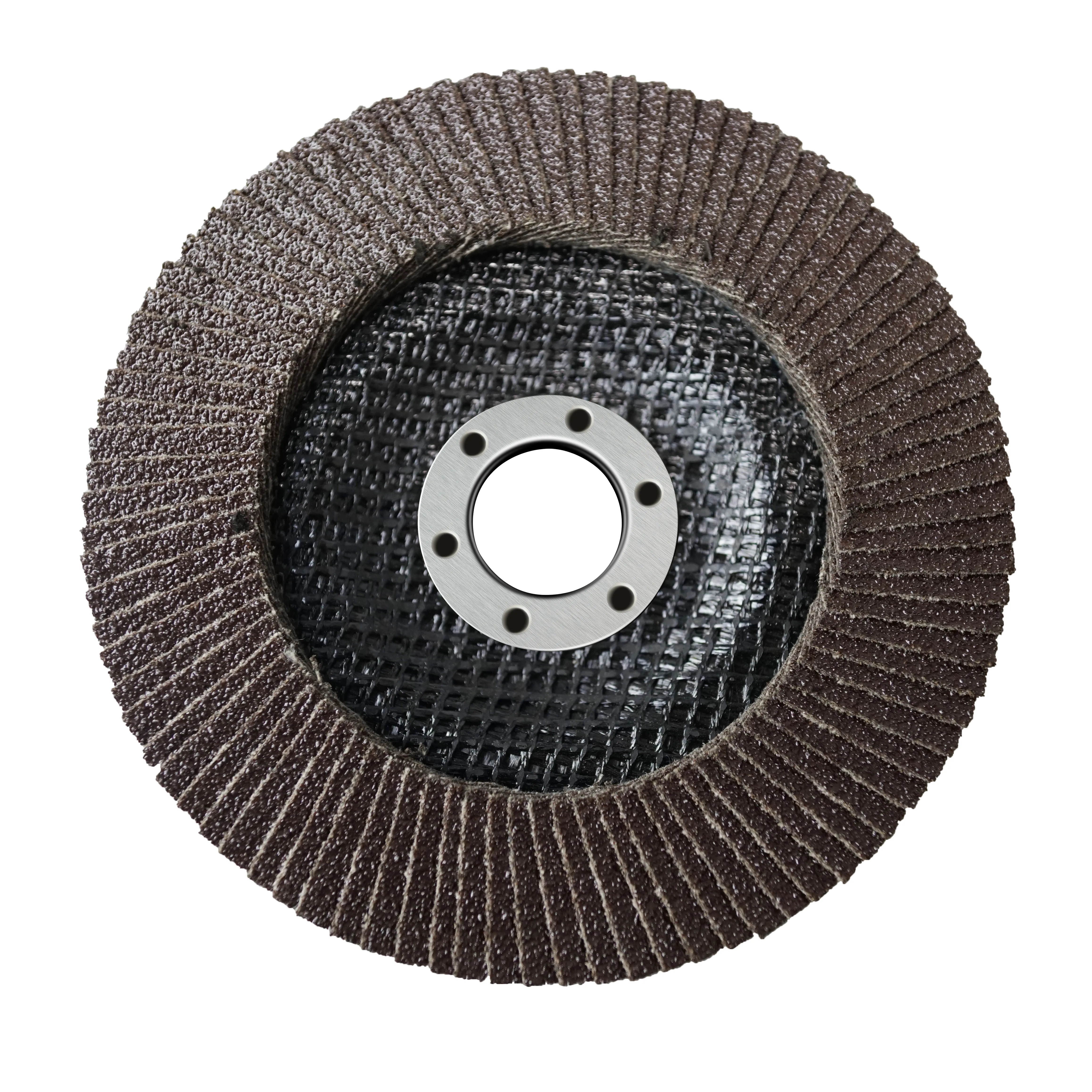 Ferramenta abrasiva óxido de alumínio 125mm 5 polegadas disco de aba de polimento roda de aba para metal