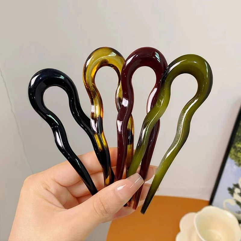 

Creative Women's Hot Selling U-shaped Wave Hairpin Classic High end Chinese Style Hairpin Hair Accessories