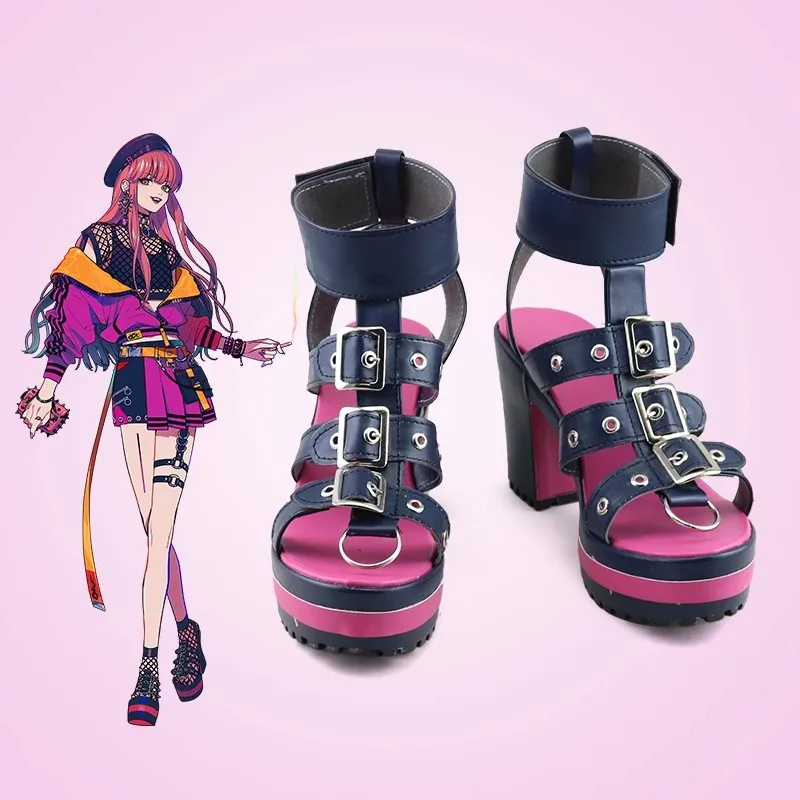 

Paradox Live Cosplay Anne Faulkner BAE CV.96 Boots Halloween Carnival Woman Custom Made Shoes