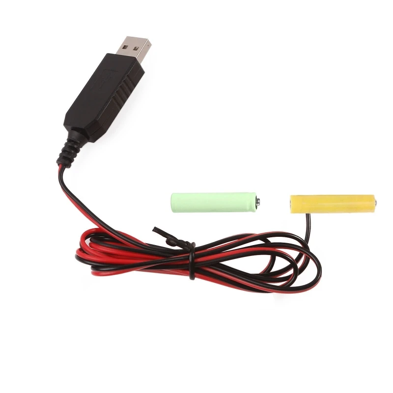 USB 5 V auf 3 V (2 x 1,5 V) LR03 AAA Dummy-Batterie-Eliminator-Kabel für ferngesteuertes Radio-LED-Licht – Detail 3