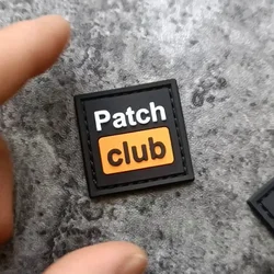 You Need A Mini Square PVC Patches Club Morale Badge Backpack Decoration Sticker Tactical Accessories Hook&loop Patch