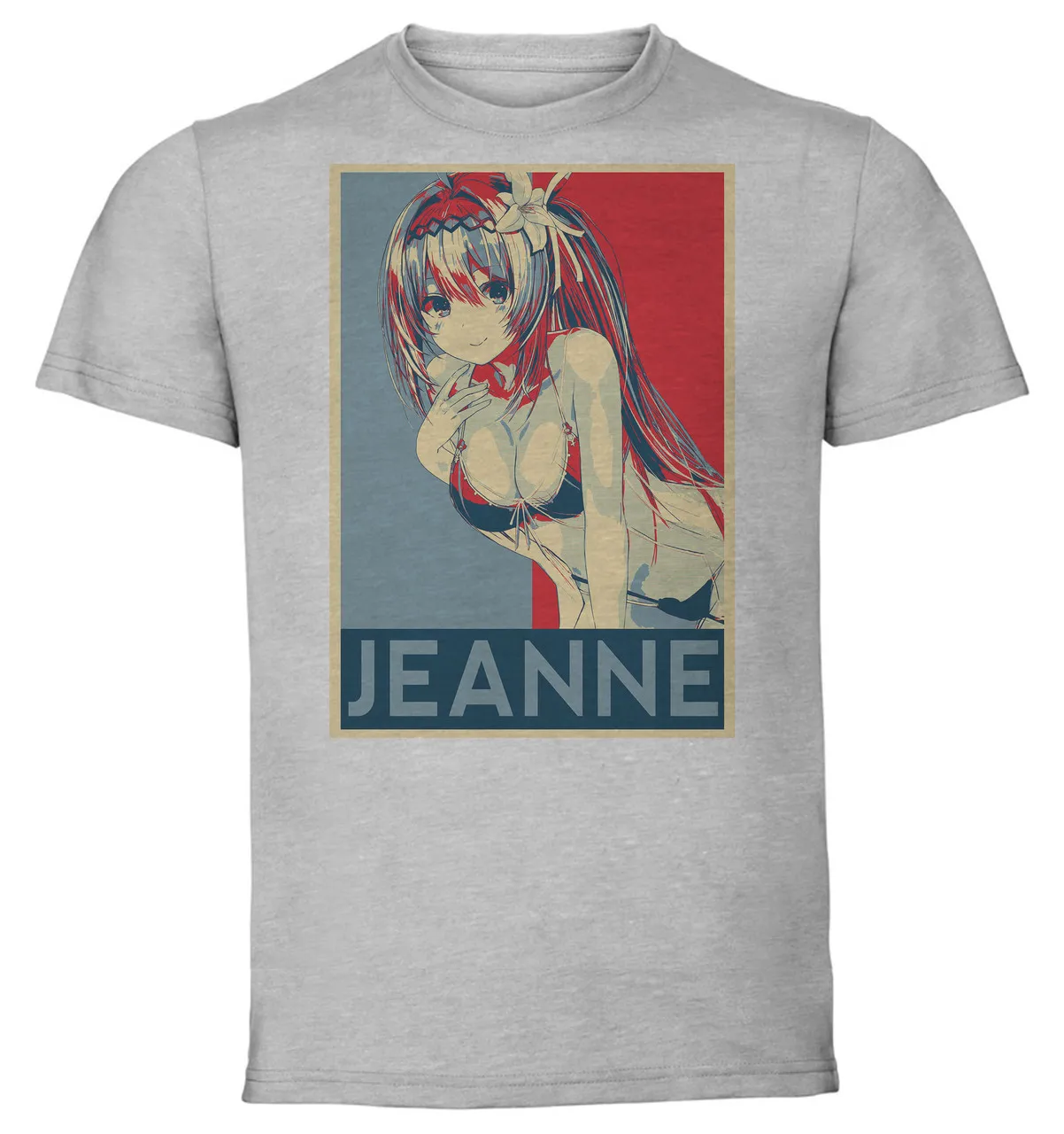 T-Shirt Unisex - Grey - Propaganda - Granblue Fantasy Jeanne A