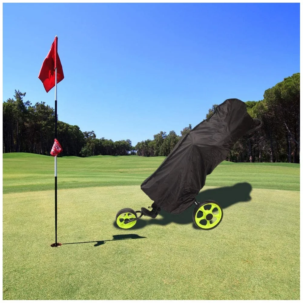 ​Golf Bag Rain Protection Cover, Waterproof Push Cart Club Heavy Duty Protector, Golf Rain Push Cart Cover Golf Club Accessories