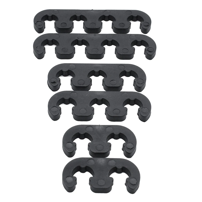 Universal 7mm 8mm for Spark Plug Wire Separator Divider Ignition Lead Wire Divider Separator Clip Black