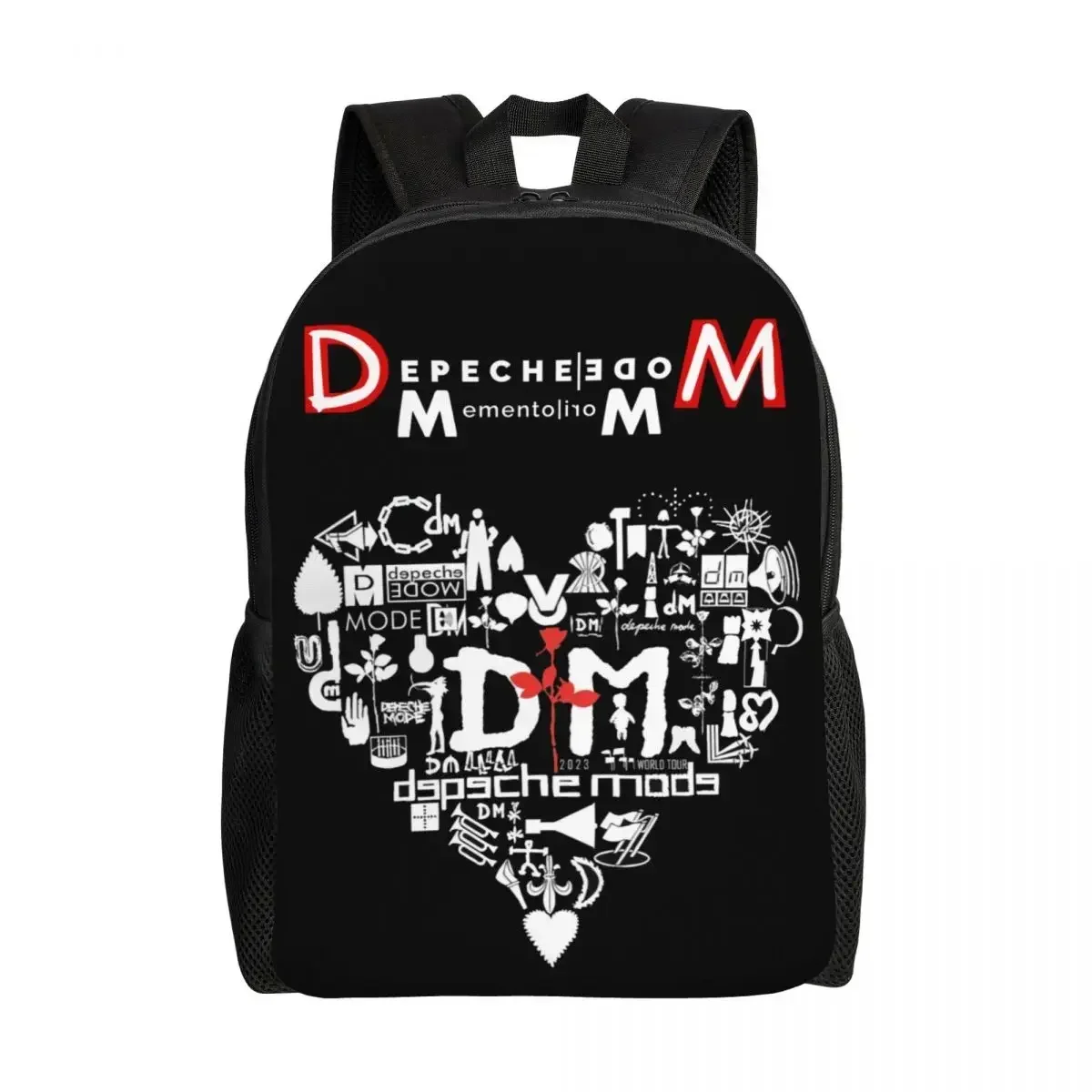 

Custom Depeche Cool Mode Electronic Rock Laptop Backpack Men Women Casual Bookbag for School College Student Bags