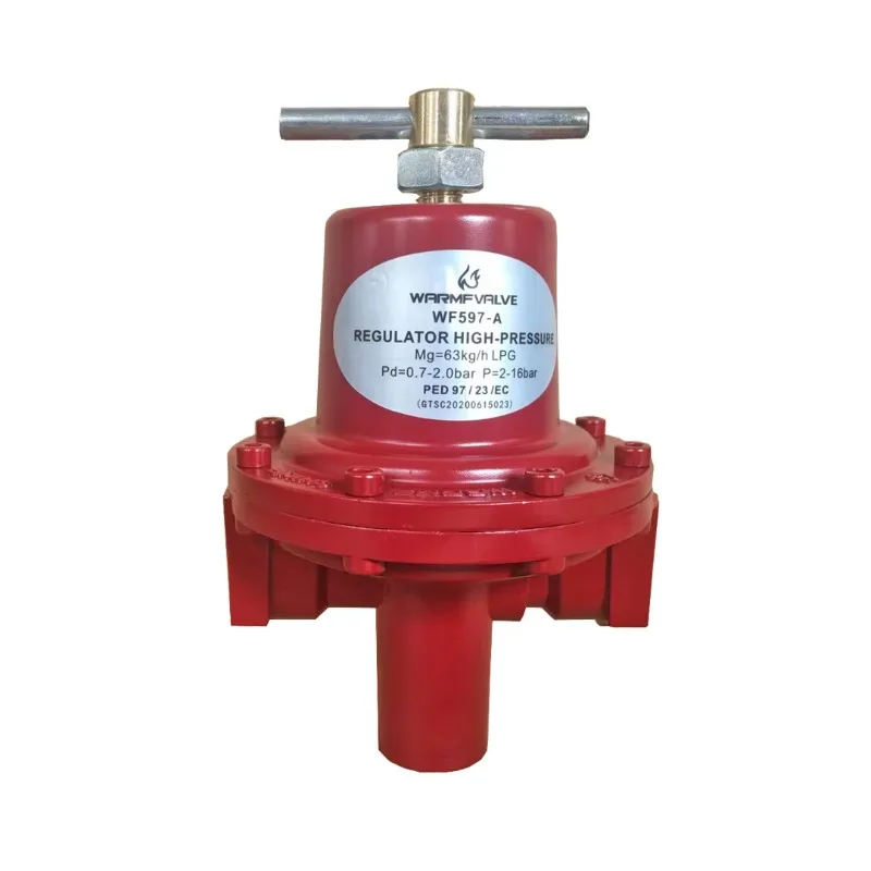 WF597-A LPG Aluminum First Stage Gas Decompression Regulator 1/4 Inch