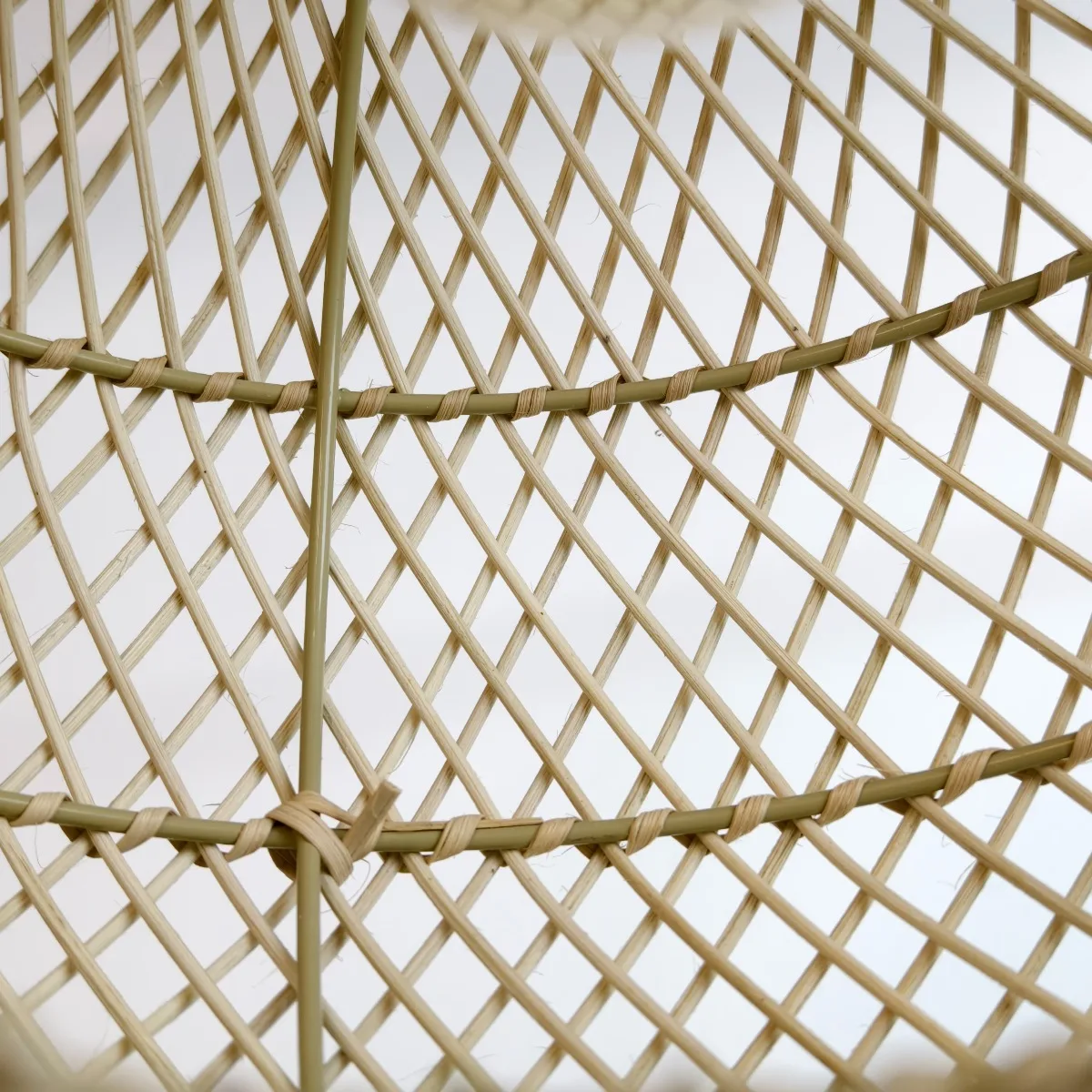 JOYINLED 40 سنتيمتر الخوص قلادة مصباح الرجعية نمط الروطان الثريا لغرفة المعيشة غرفة نوم مطعم الخشب اليد المنسوجة قلادة مصباح #6