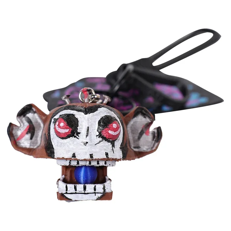 

asdh8@Game LoL Arcane Jinx Cosplay Monkey Keychain Pendant Roleplay Key Chain Fantasia Halloween Carnival Party Costume Accessor