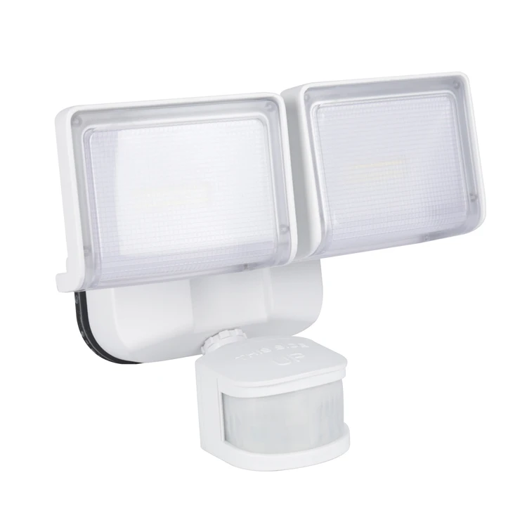 

Hot Sale Custom IP65 Tempered Clear Glass Motion Sensor Flood Light LED Garden Light Square Security Light