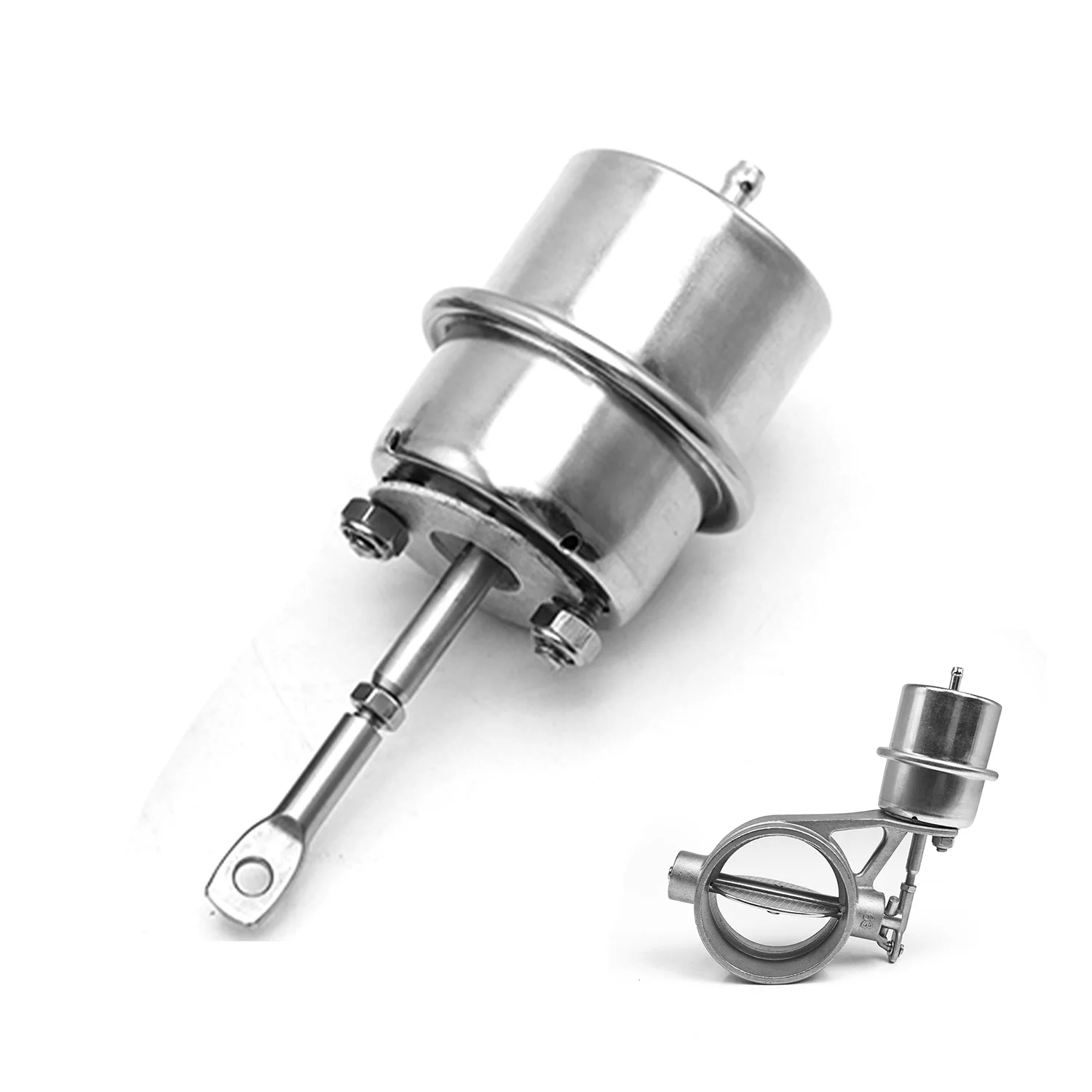 Universal Car Exhaust Cutout Valve Vacuum Actuator set Universal Fit 51/ 60/ 63/76mm caliber Stainless Steel  Pipe Closed Style
