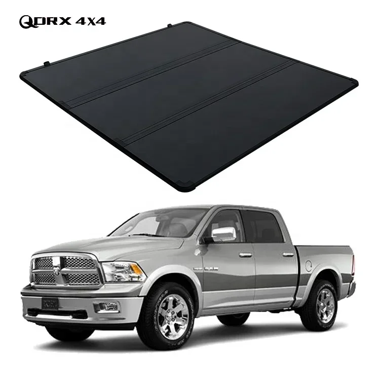 

Жесткий тройной чехол для грузовика Tneau на 2009-2020 Dodge Ram 5.7 FT SHORT BED