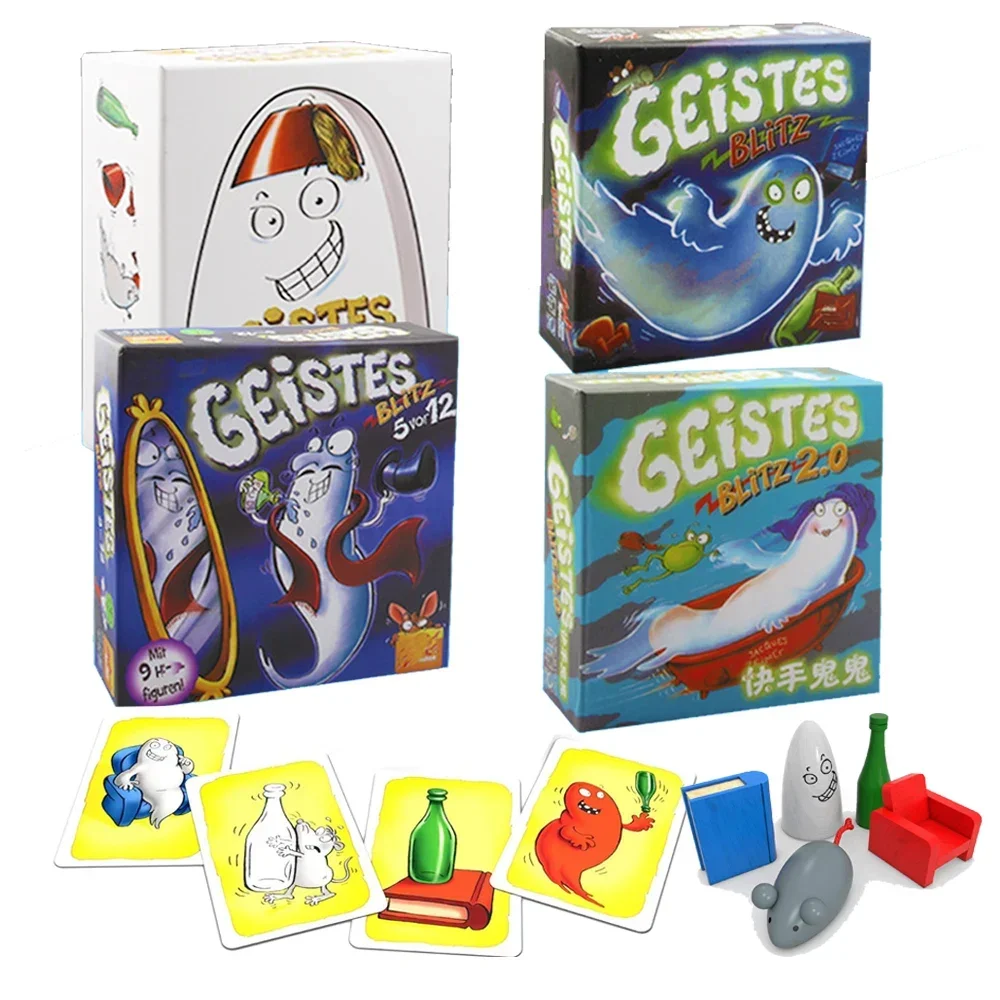 Geistes Blitz 1,2,3,4 Ghost Blitz Geistesblitz Zoch Verlag Ghost Blitz Gioco da tavolo Gioco per famiglie Gioco di carte