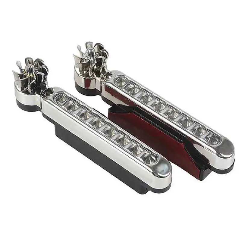 

Auto Headlamp COB Fog Light Bulb Wind Powered 8 LED Car DRL Daytime Running Light Fog Warning Auto Head Lamp LED Lamps For Cars