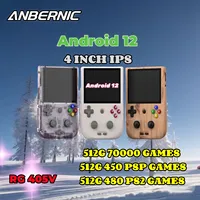 ANBERNIC Official store RG405V Handheld video Game Retro  portable Console 4 INCH IPS Touch Screen Android 12 PS2 512G PSP 3DS