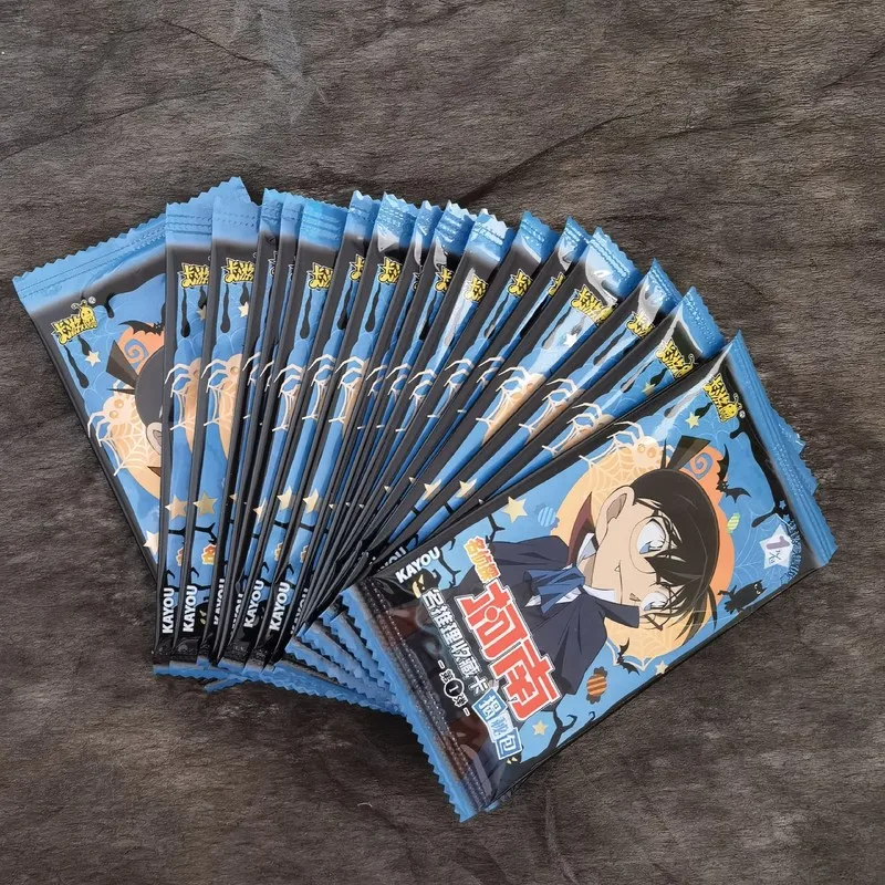KAYOU Oryginalne Nowe Karty Detektywa Conan Nazwa Układanie Układów Odkrywaj Pakiet Temat Halloween Kuroba Kaito Kolekcja Anime Karty Zabawki