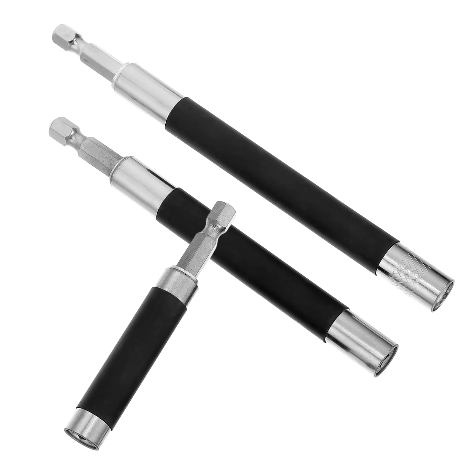 

80 120 150mm Drill Extension Rod Magnetic Bit Holders Screw Guide Sleeve Steel Compatible Power Drill Impact Drills