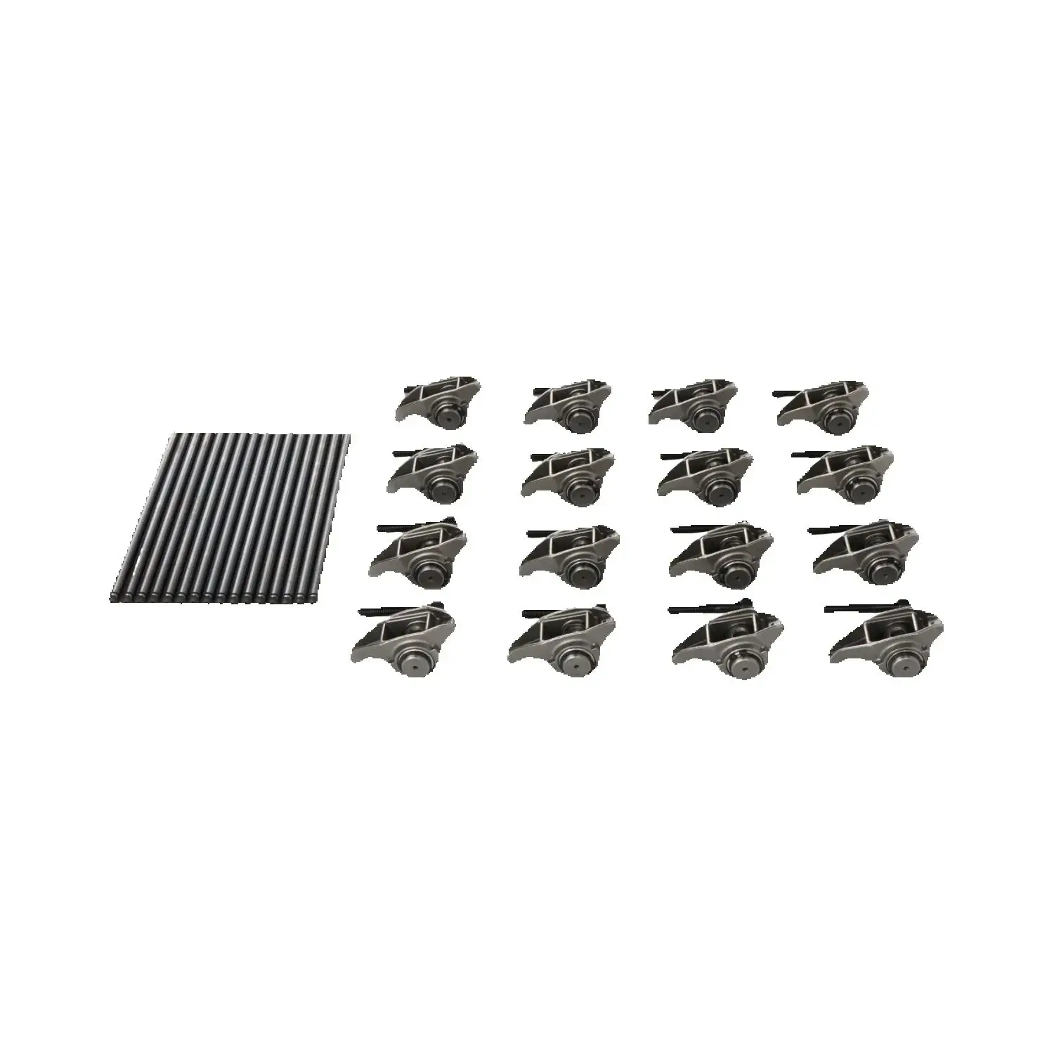 1Set Rocker Arms And Trunion Pushrods Kit 12569145 12569213 For Generic GM LS1 LS2 LS6 4.8L 5.3L 5.7L 6.0L