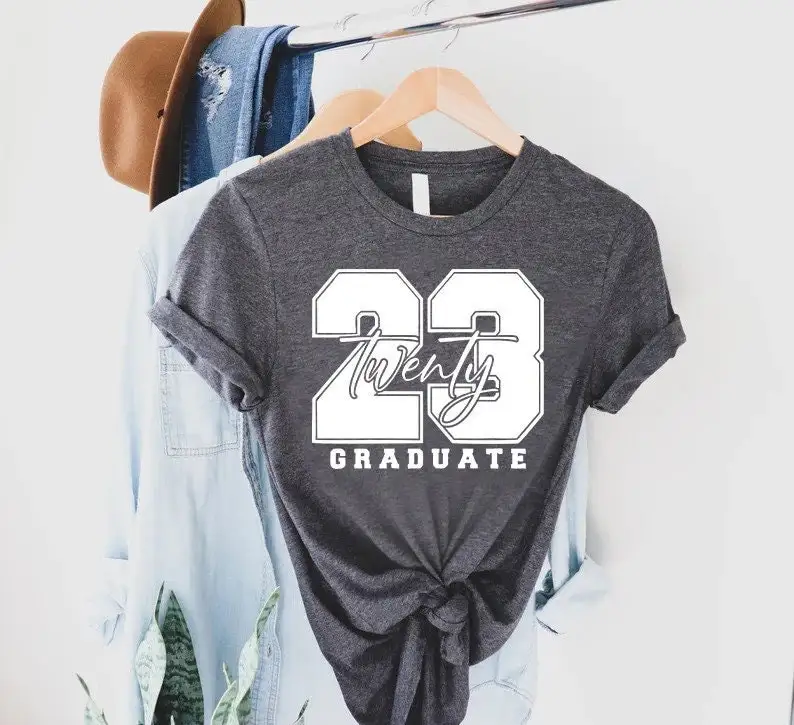 2023 Graduate T shirt Graduation for Class of Celebration End School Grad