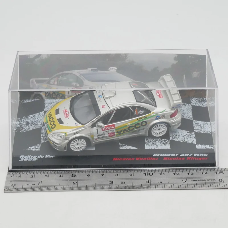 

Diecast Ixo 1:43 Scale Peugeot 307 WRC 2006 Peugeot Rally Car Alloy Car Model Collectible Toy Gift Souvenir Display Ornament