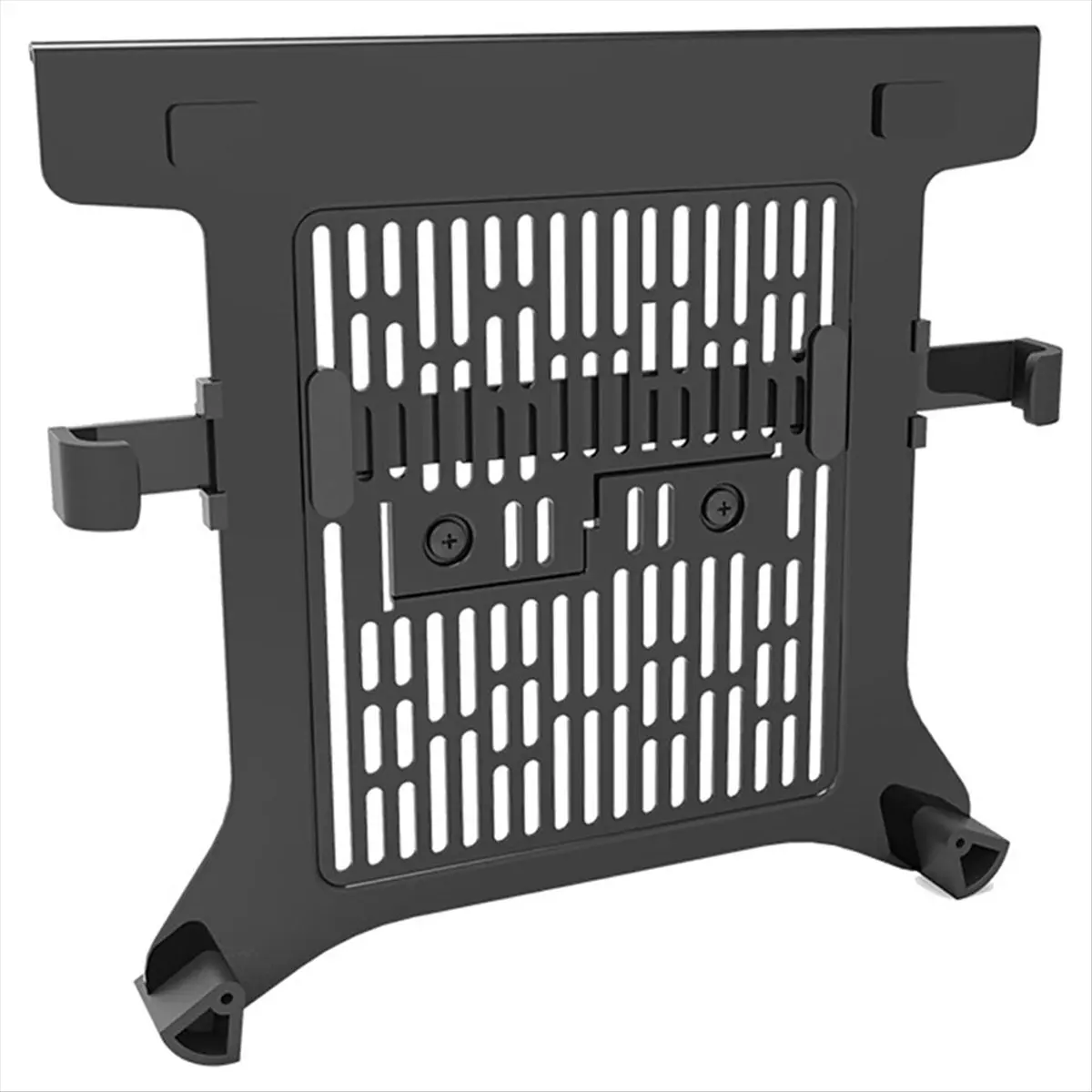 *A14E New FP-2 Laptop Mount Tray Laptop Holder Arm Mount Vented Notebook Tray Expandable Clamps for 10-17Inch Notebook