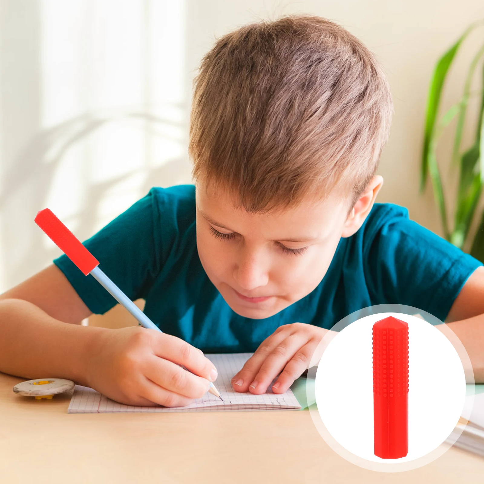

Pencil Cap Kids Sensory Chew Toys Covers Disassemble Caps Silica Gel Topper Chewable Erasers for Pencils