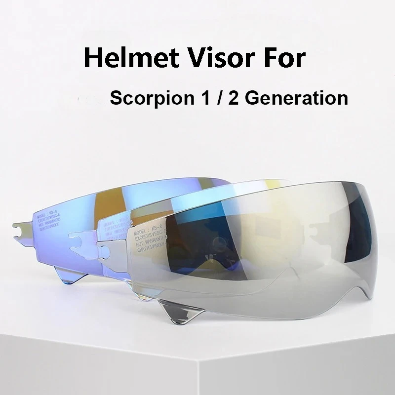 Helmet Visor for Scorpion EXO Combat Covert-X Capacetes Visera Sunscreen Windshield Helmet Shield Motorbike Cascos Accessories