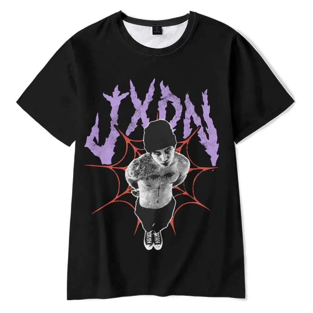 

Jaden Hossler Merch Crewneck Short Sleeve Tee Social Media Star Women Men's Tshirt Harajuku Streetwear Jxdn Black T-shirt