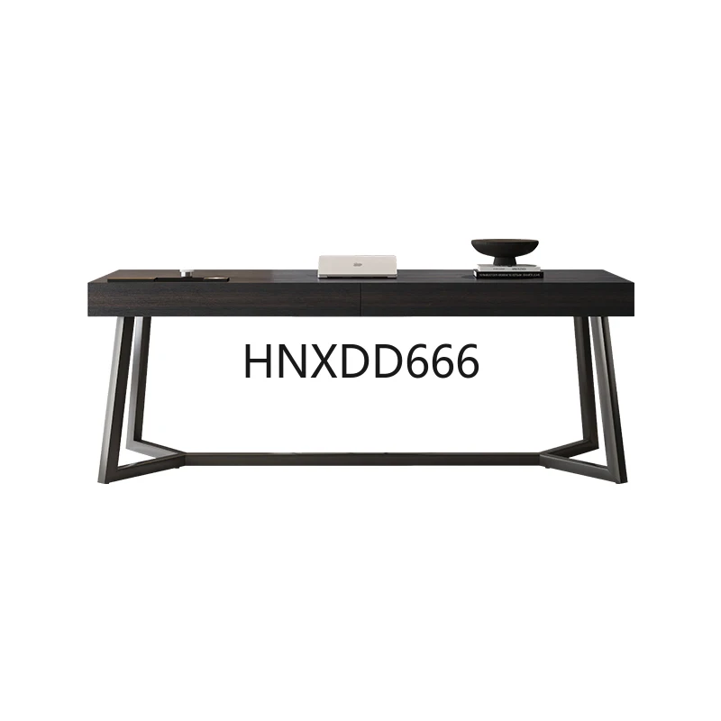 

Minimalist Italian light luxury study desk writing desk