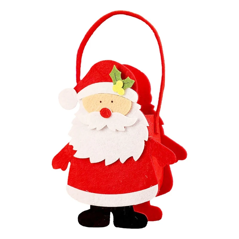 Bolsa de Navidad inteligente, bolsa de dulces, suministros navideños de dibujos animados "Silent Girl" para niños de 8 a 12 años