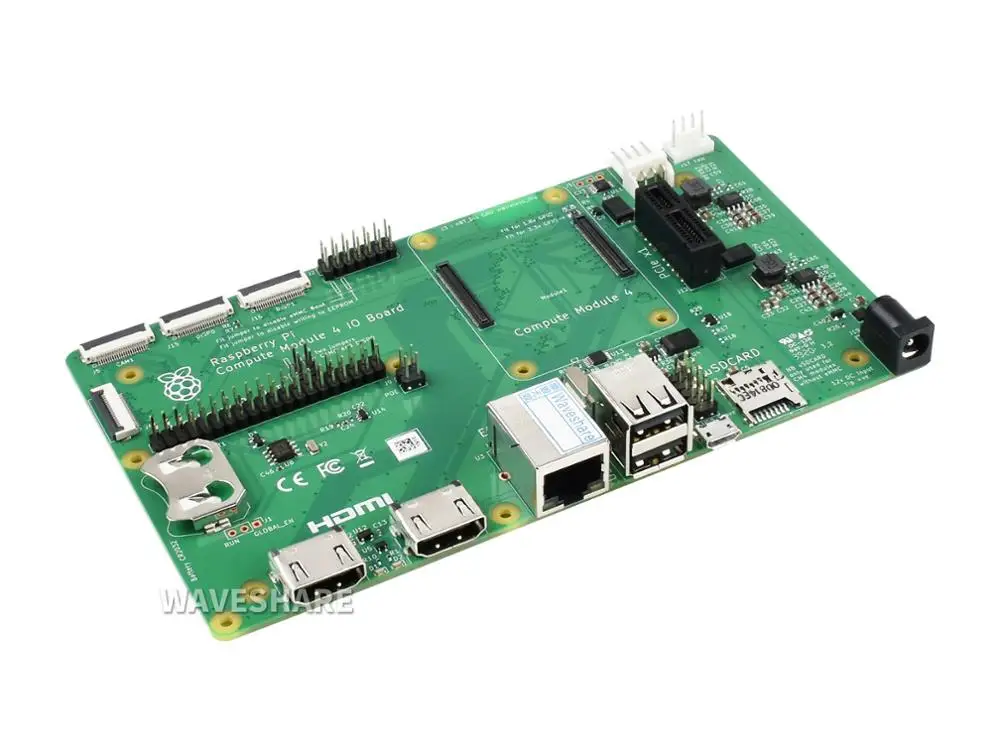 

Raspberry Pi Rechen Modul 4 IO Bord, BCM2711, eine Entwicklung Plattform für CM4