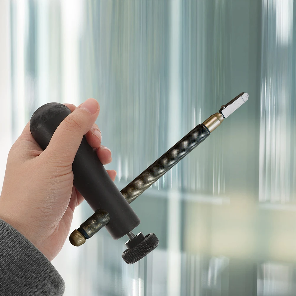 

2Pcs Glass Cutter Pressure Handle Tool for Thick Tiles and Glass Cutting Sturdy Grip Replaceable Professional Accessory