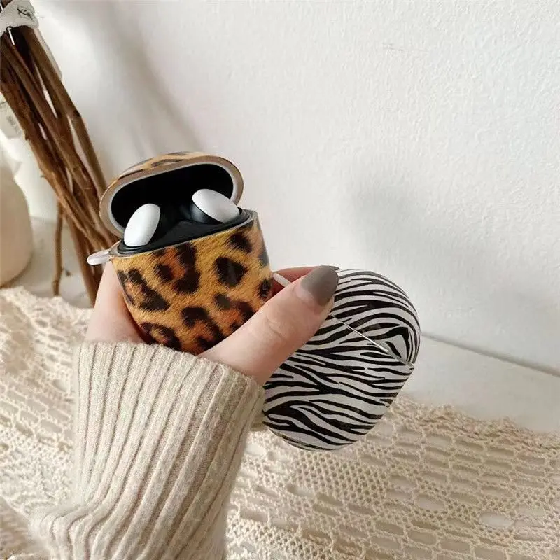 Creatività custodia protettiva per cuffie senza fili per PC rigido con motivo in marmo/fiore/leopardo per Google Pixel Buds 2