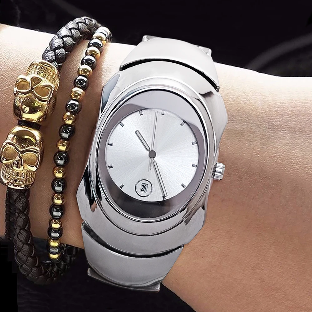 Y2K Original Non-Oak Special-Shaped Retro Watch for Men and Women, Fashionable Trendy Brand, High-End Niche Design, Waterproof Quartz Wristwatch, Men's Watch, the Best Gift for Him