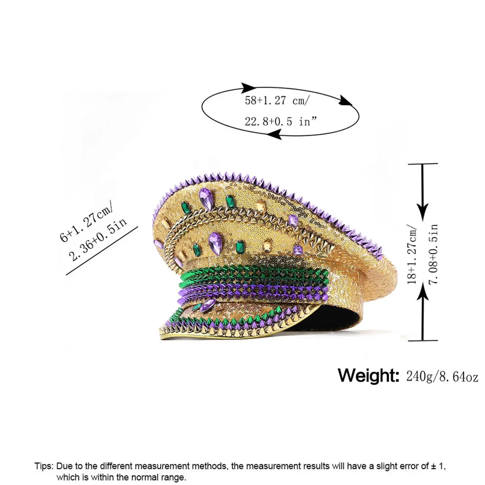 남녀공용 스팀펑크 모자 코스튬 액세서리, 가장 무도회 무대 공연 마디 그라 원피스 업 페스티벌용 코스튬 모자 헤드기어