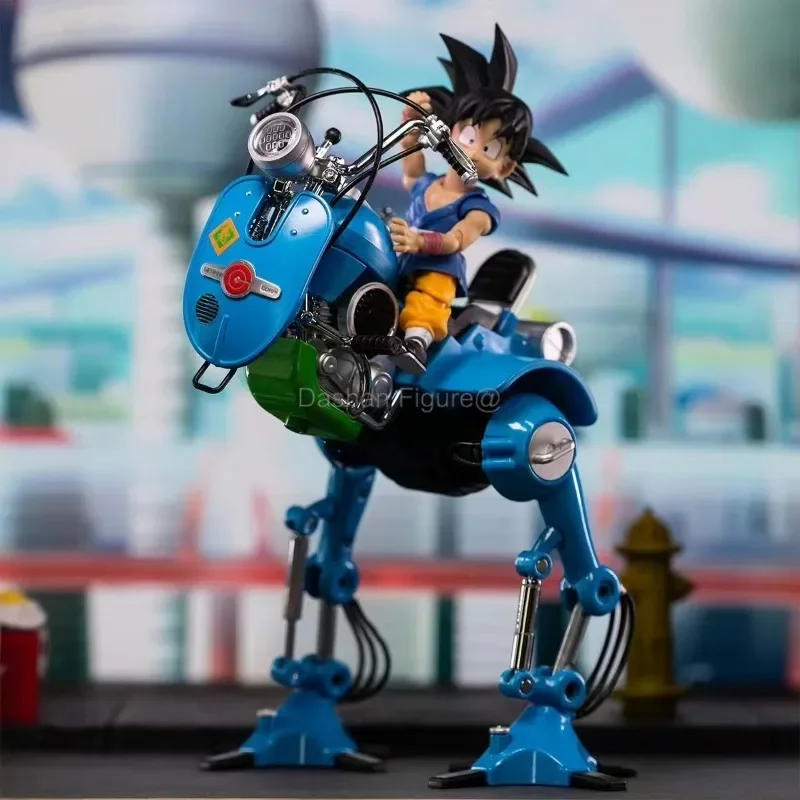 

Dragon Ball Fj Model Son Goku Biped Robot Action Figure Shf Doll Carrier Collection Motorcycle Vehicle Figurine Toys Garage Kit