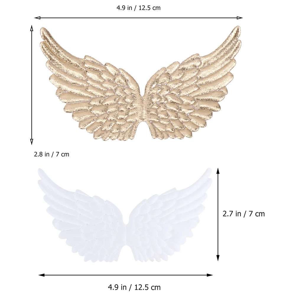

DIY Miniature Wings 24Pcs Decor Headdress Accessories for Clothes Garment Wings Clothing Decor Craft Backpack Angel Wing Props